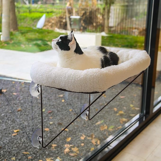 Cat Window Perch - 100% Metal Supported from Below