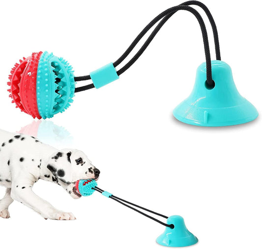 LIENJAER Dog Toys, Dog Chew Toys for Aggressive chewers,Dog Rope Toys with Suction Cup for Puppy Dogs,Dog Training Treats Teething Toys for Boredom, Small Dog Puzzle Toy