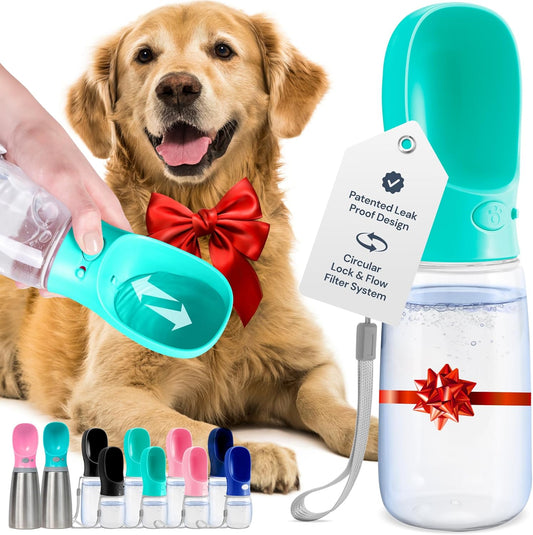 Dog Water Bottle, Lightweight, Leak Proof Portable